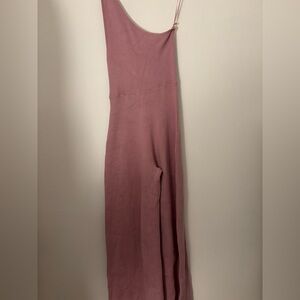 Elegant Pink Sleeveless Dress
